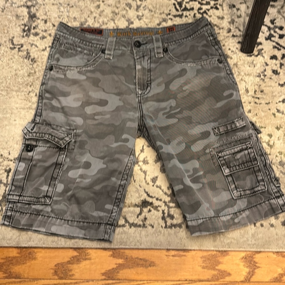Rock Revival Gray Camo shorts great condition